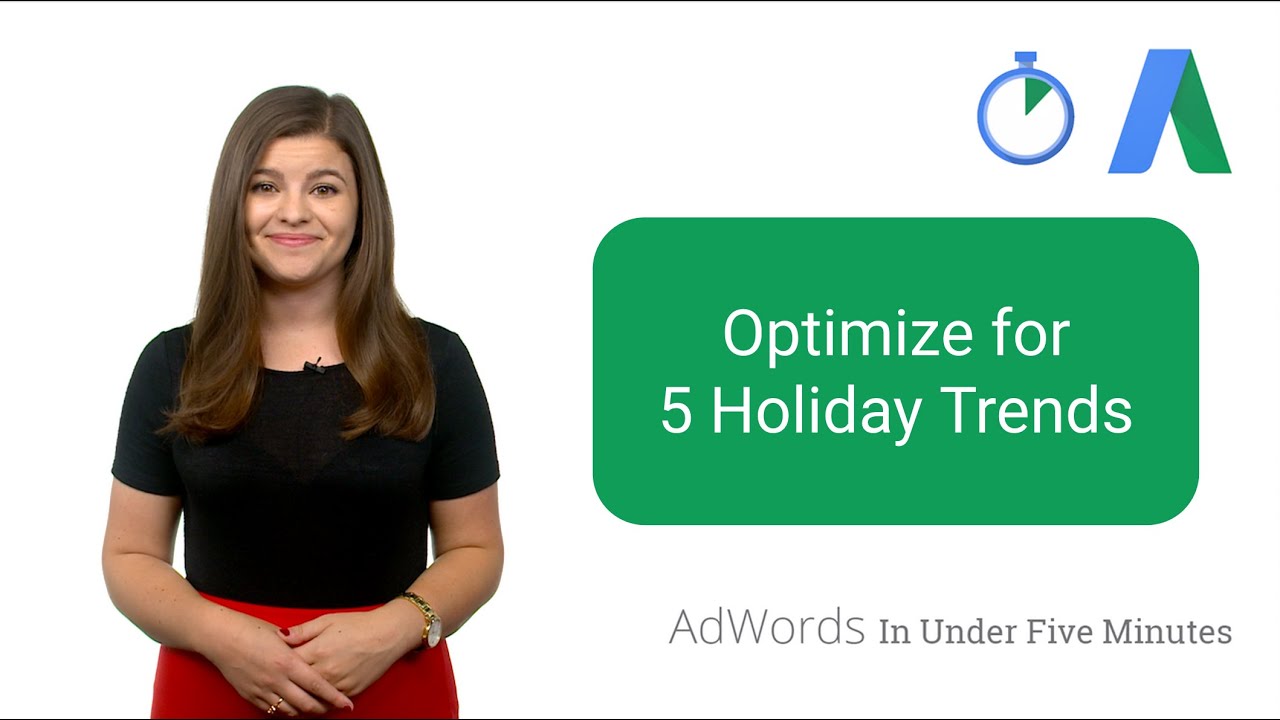 Optimize for 5 Holiday Trends - AdWords In Under Five Minutes